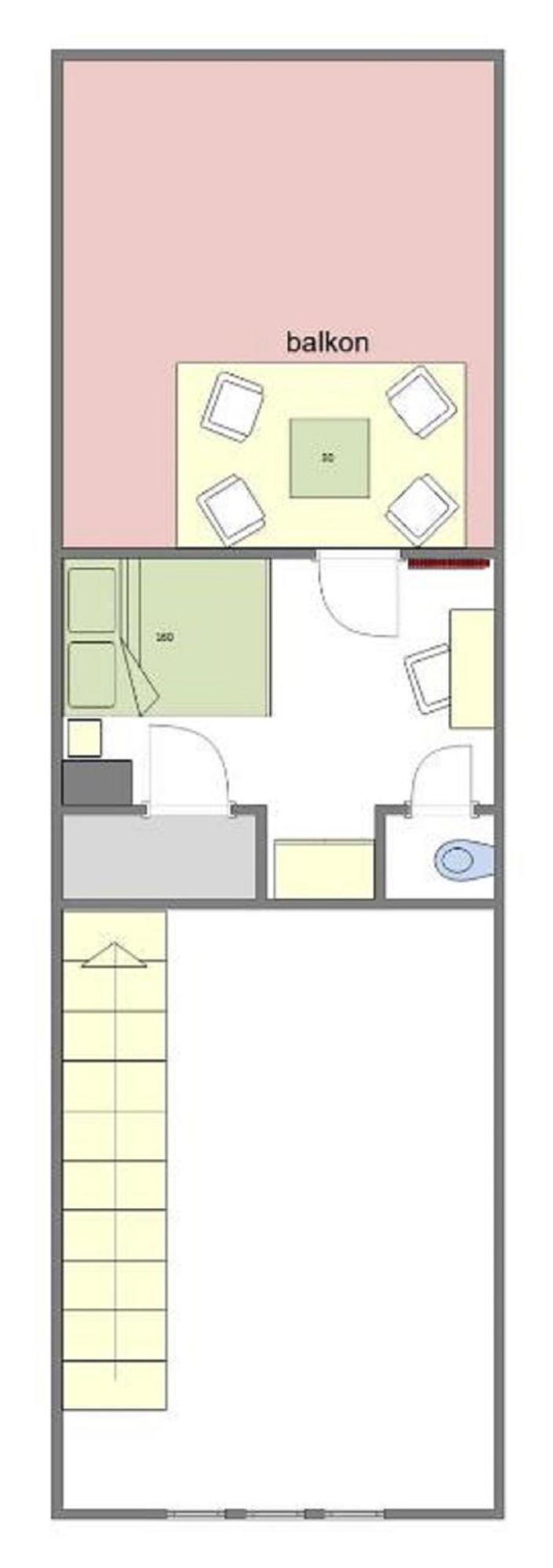 Quite Loft With Balcony And 3 Air Conditioners Praga Exterior foto